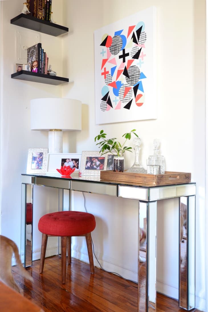 The Mirrored Furniture Trend Will Make Your Small Space Instantly Look Bigger Apartment Therapy